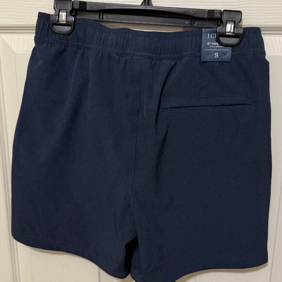 J. Crew Factory Blue Swim Trunks 2-in-1 - Picture 3 of 5